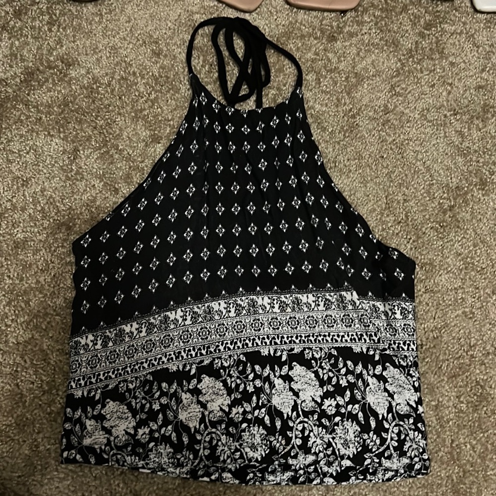 Printed Halter Top